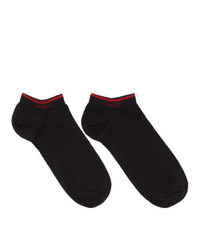 Мужские черные носки-невидимки от Hugo