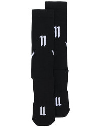 Мужские черные носки с принтом от 11 By Boris Bidjan Saberi