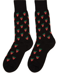 Мужские черные носки с принтом от Paul Smith