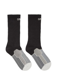 Мужские черные носки с принтом от C2h4