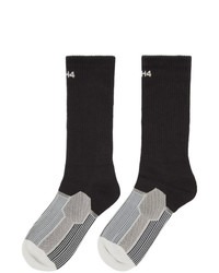 Мужские черные носки с принтом от C2h4