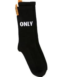 Мужские черные носки с принтом от Kenzo