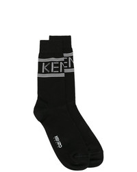 Мужские черные носки с принтом от Kenzo