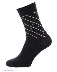 Мужские черные носки с принтом от Malerba