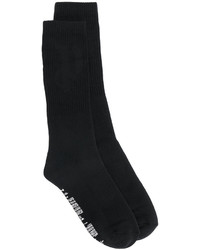 Мужские черные носки с принтом от Palm Angels