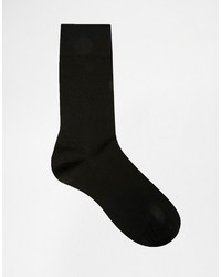 Мужские черные носки с цветочным принтом от Asos