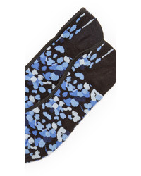 Женские черные носки с цветочным принтом от Kate Spade