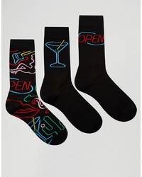 Мужские черные носки от Asos
