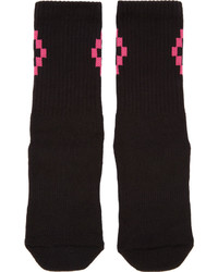 Женские черные носки от Marcelo Burlon County of Milan