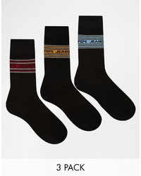 Мужские черные носки от Pepe Jeans