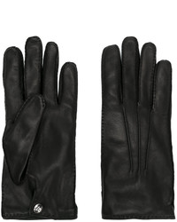 Мужские черные перчатки от Alexander McQueen
