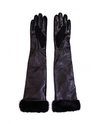 Женские черные перчатки от Anastasya Barsukova