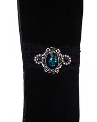 Женские черные перчатки от Anastasya Barsukova