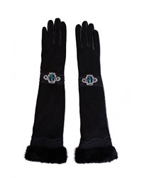 Женские черные перчатки от Anastasya Barsukova