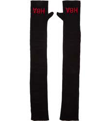 Мужские черные перчатки от Hood by Air