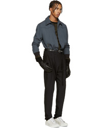 Мужские черные перчатки от Lanvin