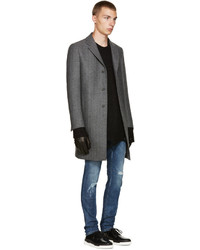 Мужские черные перчатки от Dolce & Gabbana