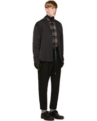 Мужские черные перчатки от Lanvin