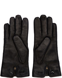 Мужские черные перчатки от Lemaire
