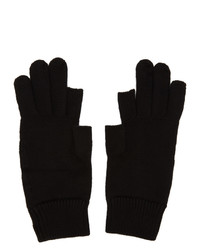 Мужские черные перчатки от Rick Owens