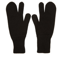 Женские черные перчатки от Maison Margiela