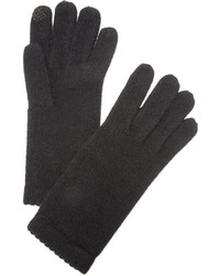 Женские черные перчатки от Carolina Amato