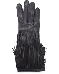 Женские черные перчатки от Agnelle