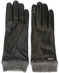 Женские черные перчатки от Diesel