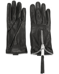 Женские черные перчатки от Dsquared2