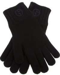 Мужские черные перчатки от Giorgio Armani