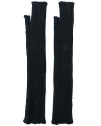 Женские черные перчатки от Isabel Benenato