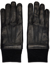 Мужские черные перчатки от Lanvin