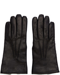 Мужские черные перчатки от Lemaire