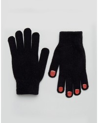 Женские черные перчатки от Monki