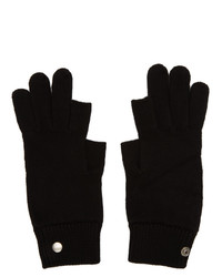 Мужские черные перчатки от Rick Owens