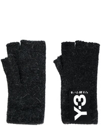 Мужские черные перчатки от Y-3