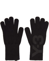 Женские черные перчатки от Y-3