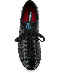 Мужские черные плетеные кеды от GUILD PRIME