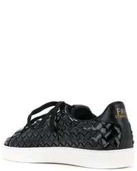 Мужские черные плетеные кеды от GUILD PRIME