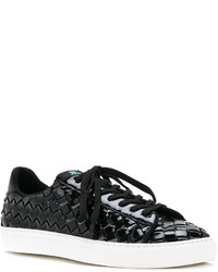 Мужские черные плетеные кеды от GUILD PRIME