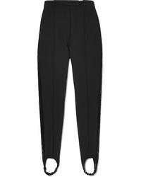 Черные плетеные классические брюки