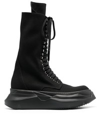 Мужские черные повседневные ботинки из плотной ткани от Rick Owens DRKSHDW