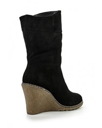 Черные полусапоги от Laura Valorosa