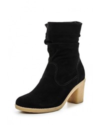 Черные полусапоги от Laura Valorosa