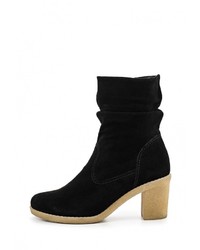 Черные полусапоги от Laura Valorosa