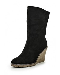 Черные полусапоги от Laura Valorosa