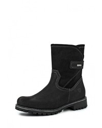 Черные полусапоги от Tamaris