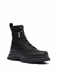 Мужские черные рабочие ботинки из плотной ткани от Both