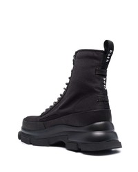 Мужские черные рабочие ботинки из плотной ткани от Both