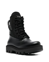 Мужские черные рабочие ботинки из плотной ткани от Givenchy